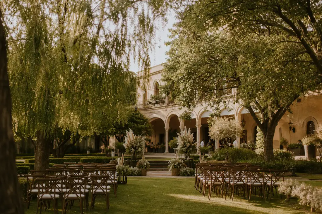 Jardín para ceremonia