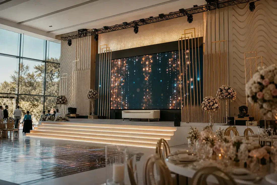 Escenario XV con pantalla